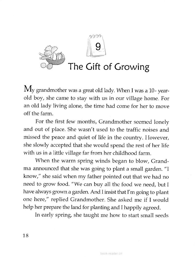 The Gift of Growing绘本故事第2页