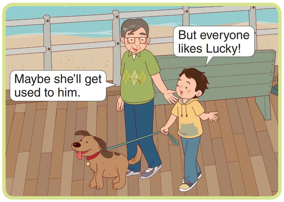 Bad Dog, Lucky!绘本故事第5页