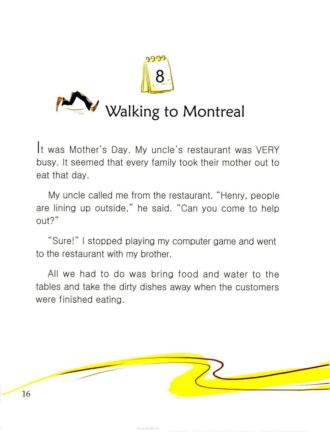 Walking to Montreal绘本故事第2页