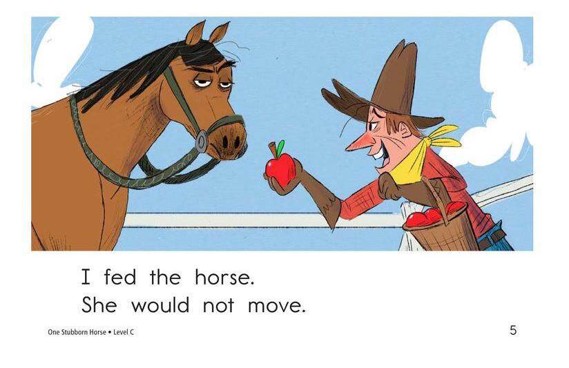One Stubborn Horse绘本故事第5页