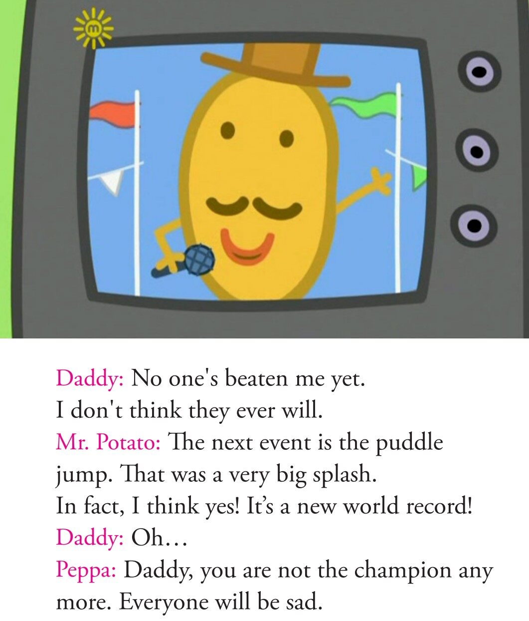 Champion Daddy Pig绘本故事第5页