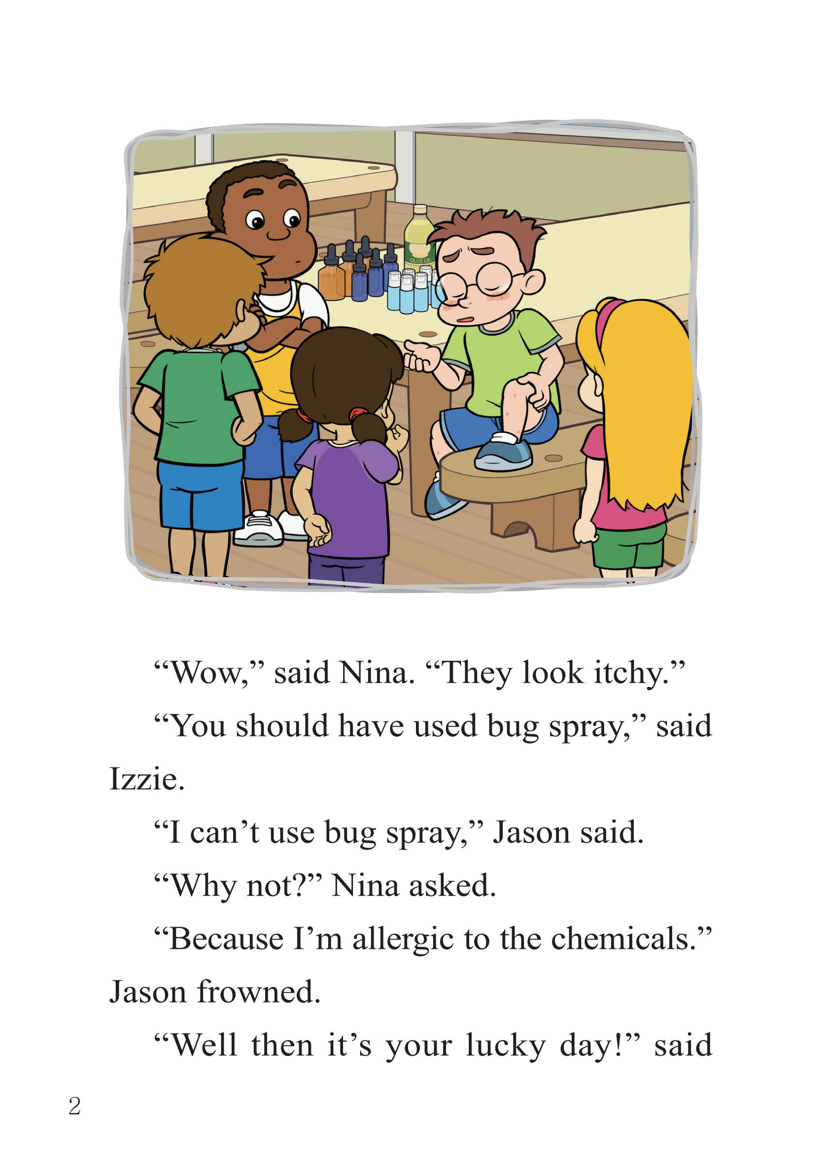 Make Your Own Bug Spray!绘本故事第4页