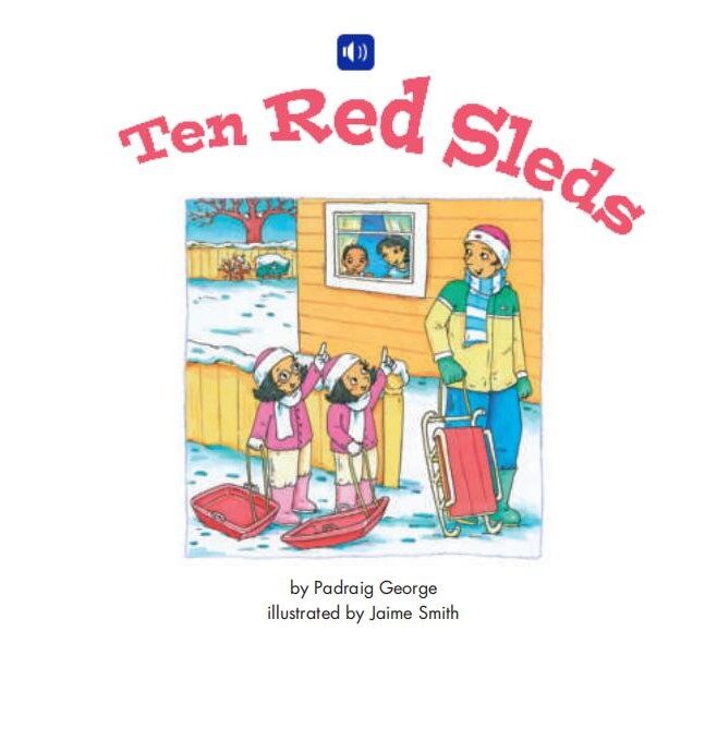 Ten Red Sleds绘本故事第2页