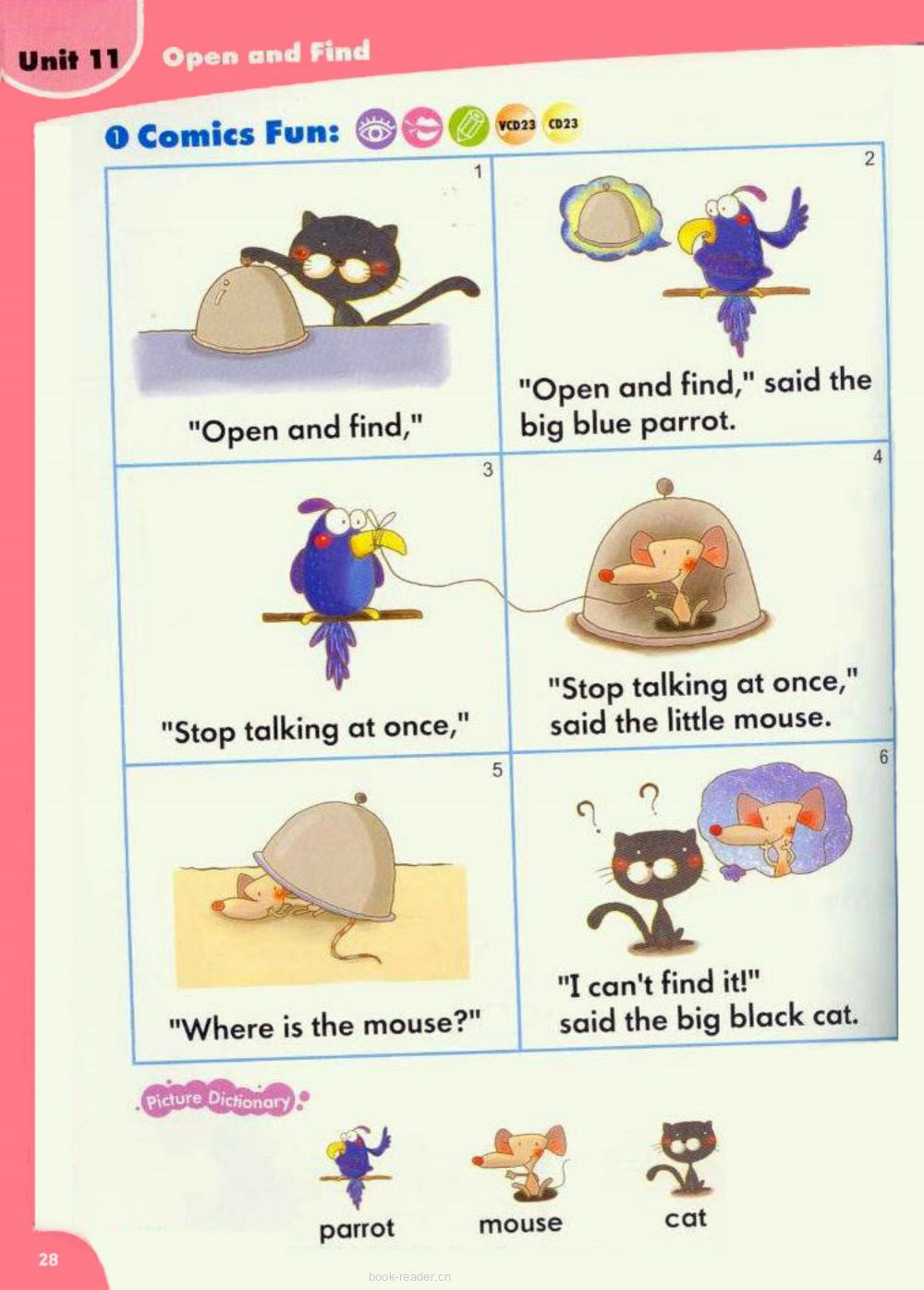 11 Open and Find绘本故事第2页