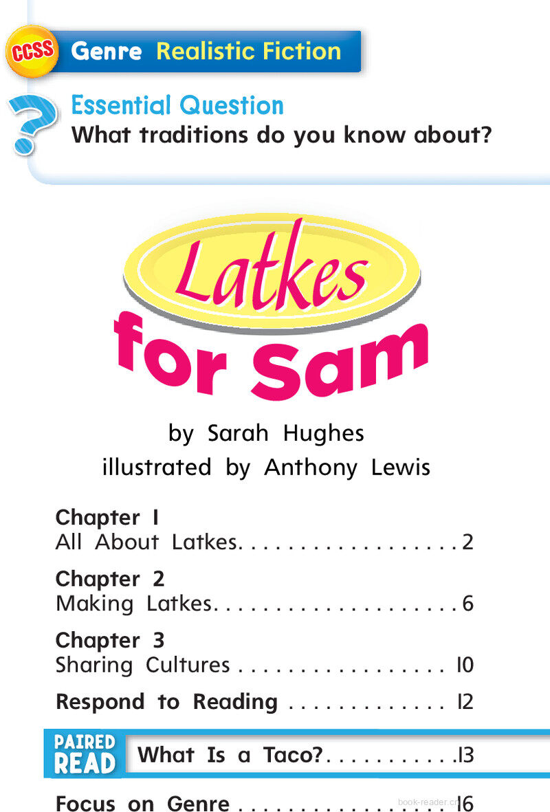 G1 On U6W4 Latkes for Sam绘本故事第3页