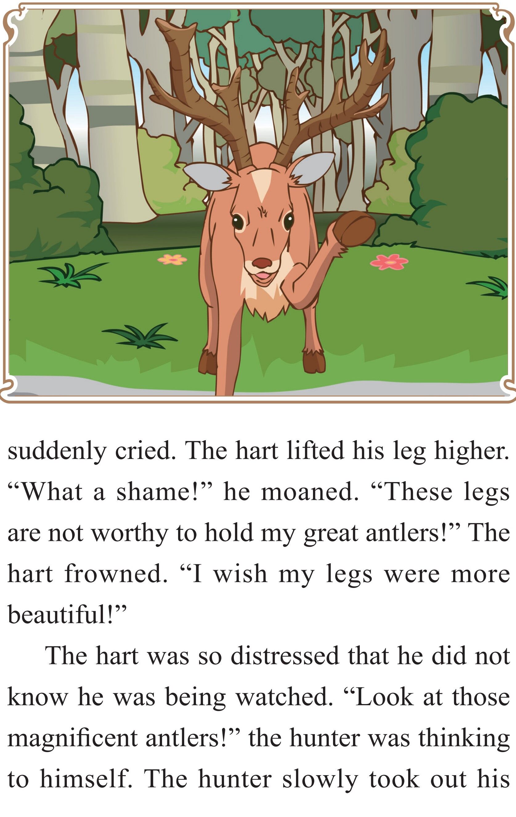 The Hart and the Hunter绘本故事第5页