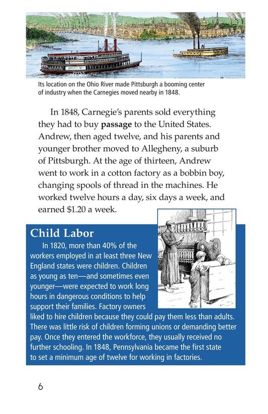 Andrew Carnegie绘本故事第5页