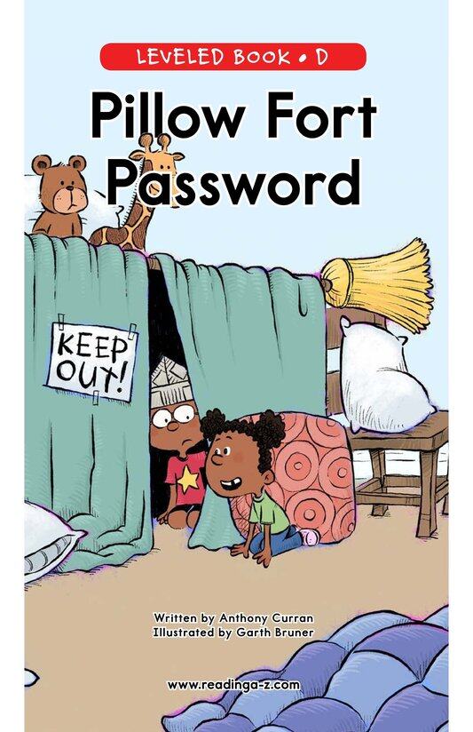 Pillow Fort Password绘本故事第2页