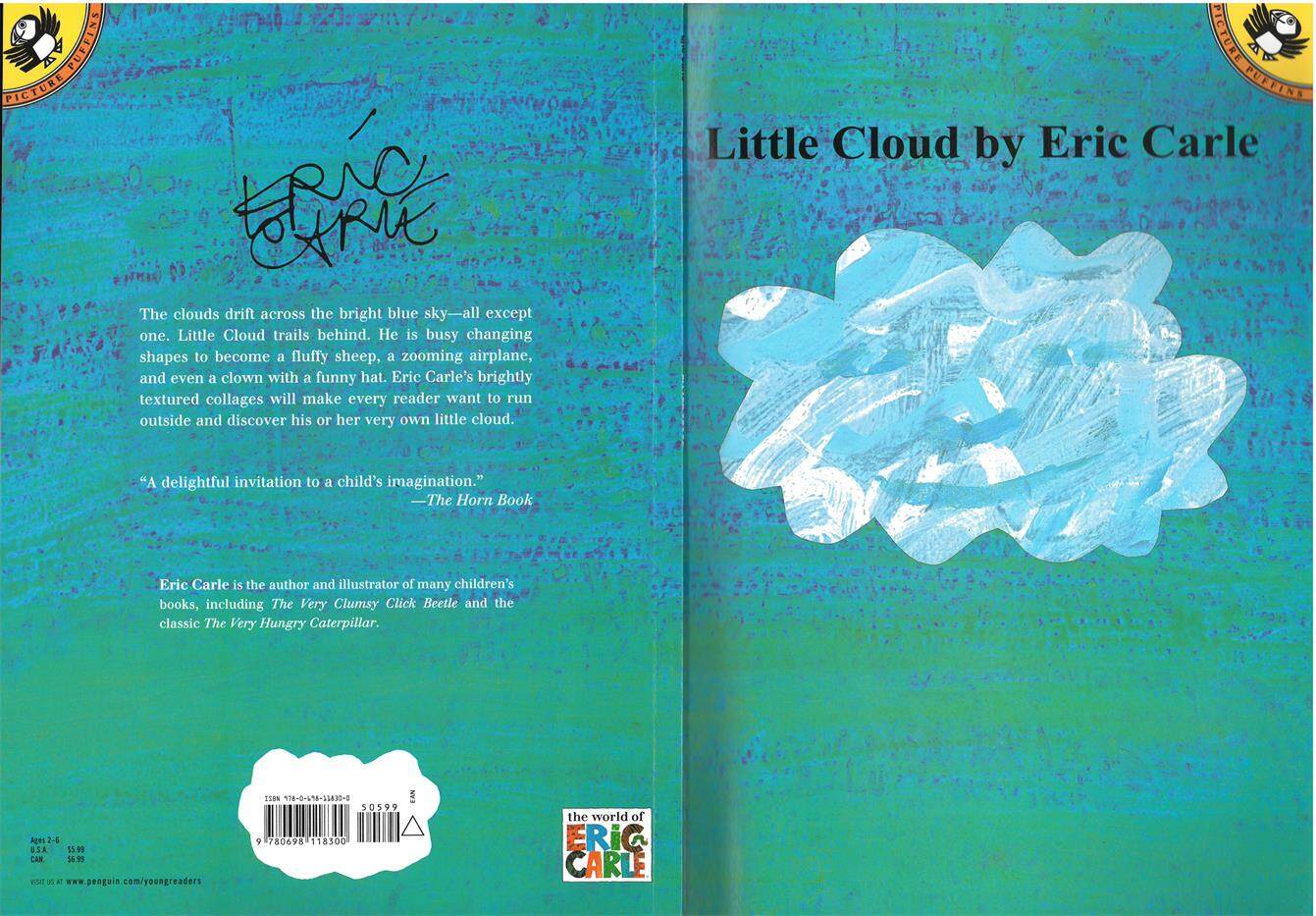 Little Cloud by Eric Carle绘本故事第2页