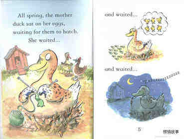 The Ugly Duckling绘本故事第4页