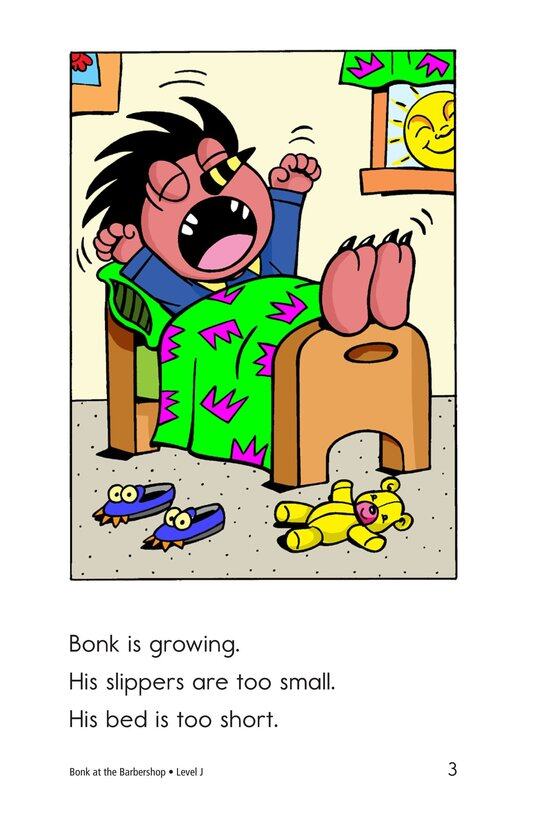 Bonk at the Barbershop绘本故事第3页