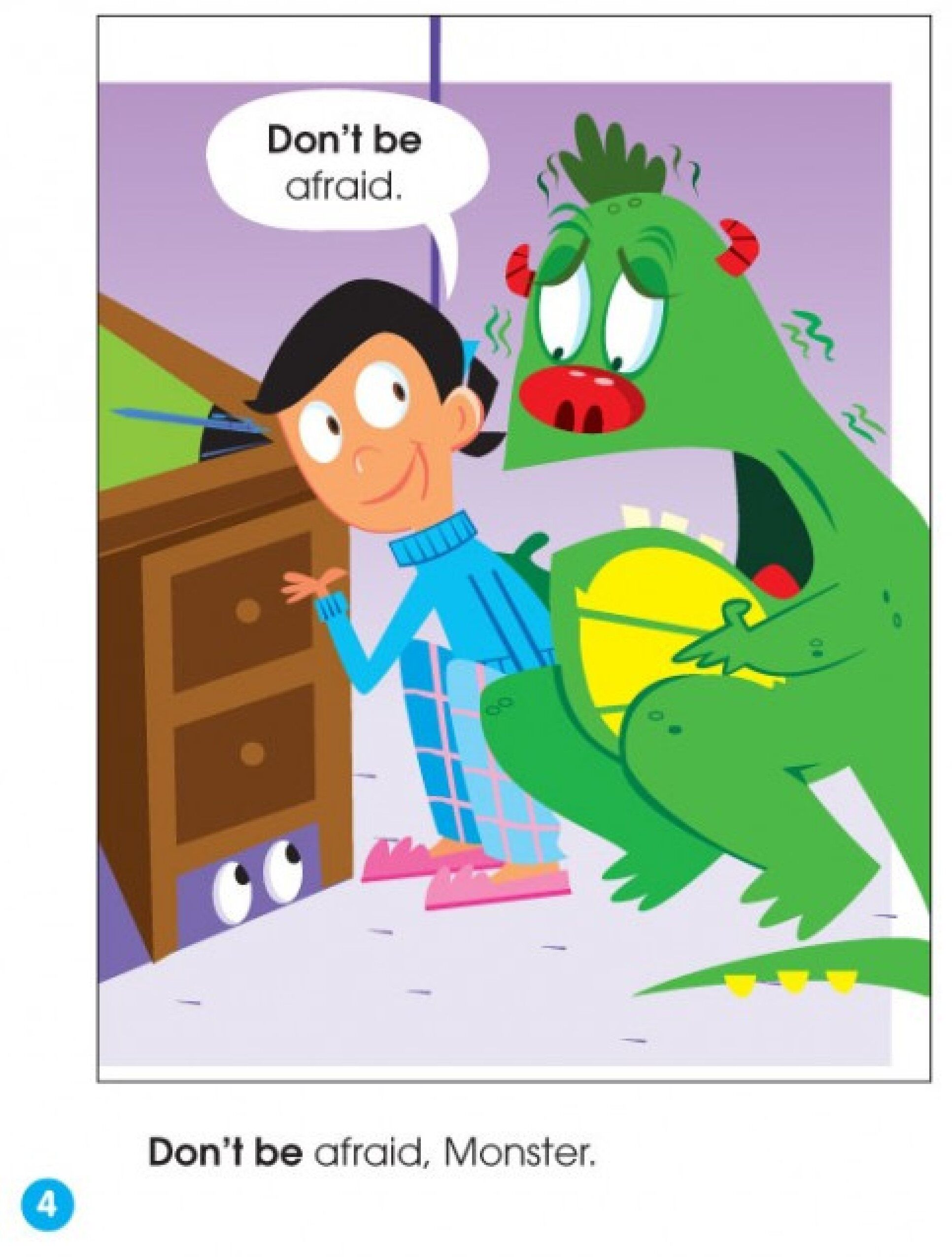 Don't Be Afraid, Monster绘本故事第4页