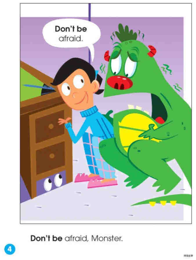 Don't Be Afraid, Monster绘本故事第4页