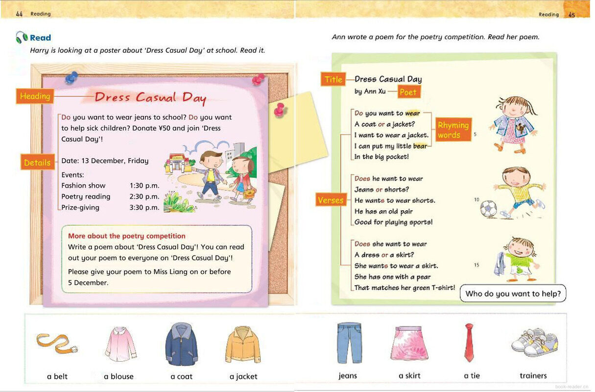 3A Unit 6 Dress Casual Day绘本故事第3页