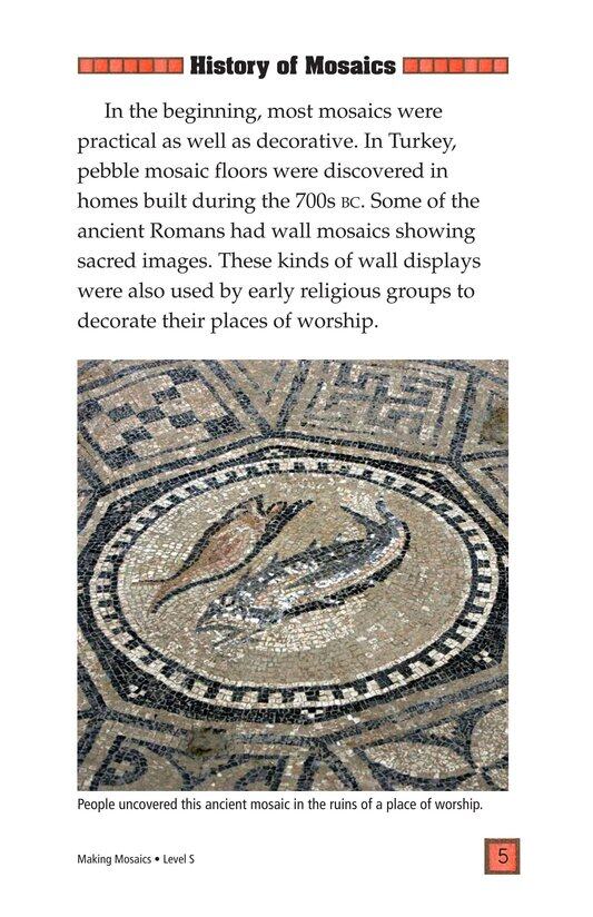 Making Mosaics绘本故事第4页