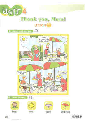 4 Thank you, Mum!绘本故事第2页