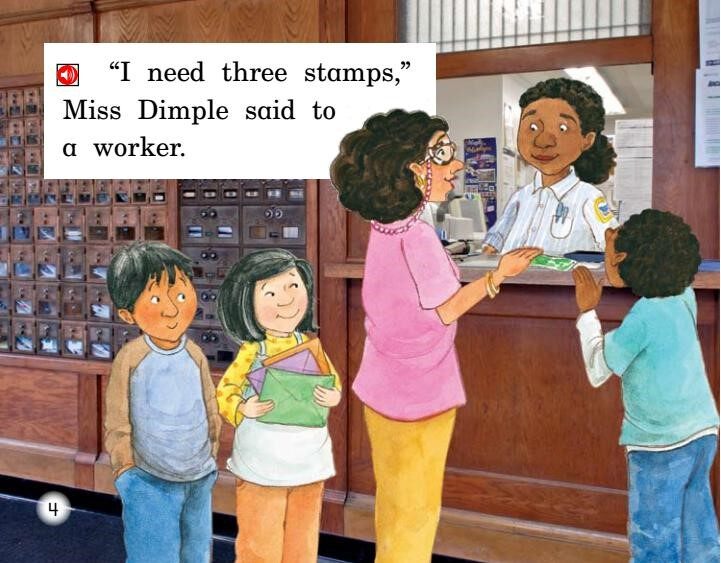 The Fun Club goes to the Post Office绘本故事第4页