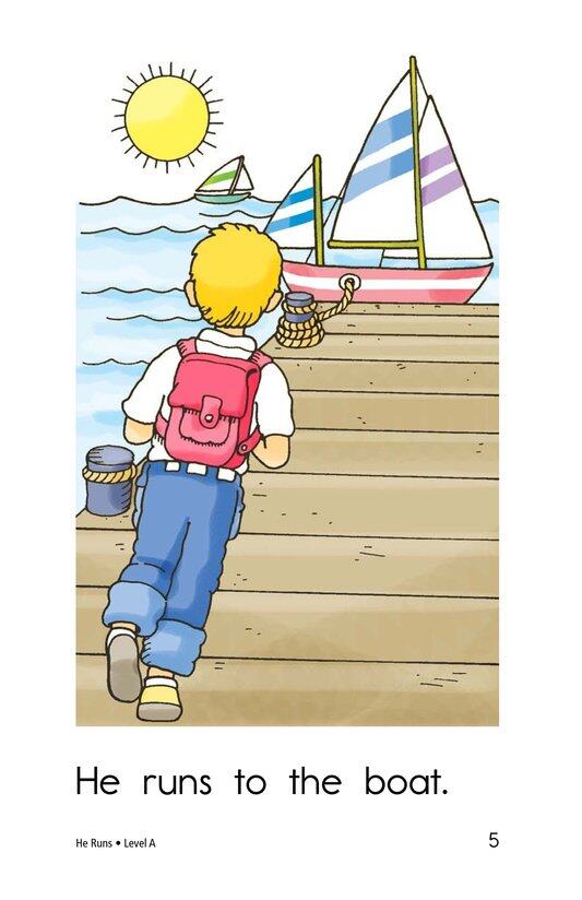 He Runs绘本故事第5页