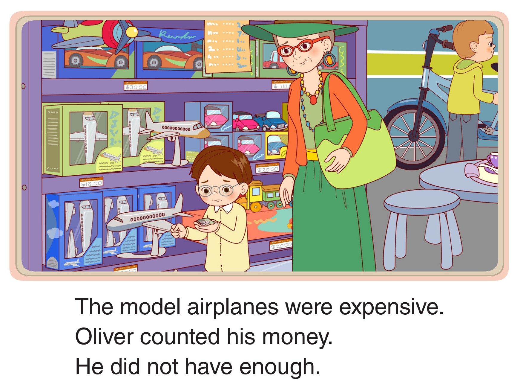 At the Mall绘本故事第3页