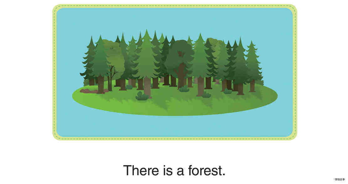 There Is A Forest绘本故事第2页