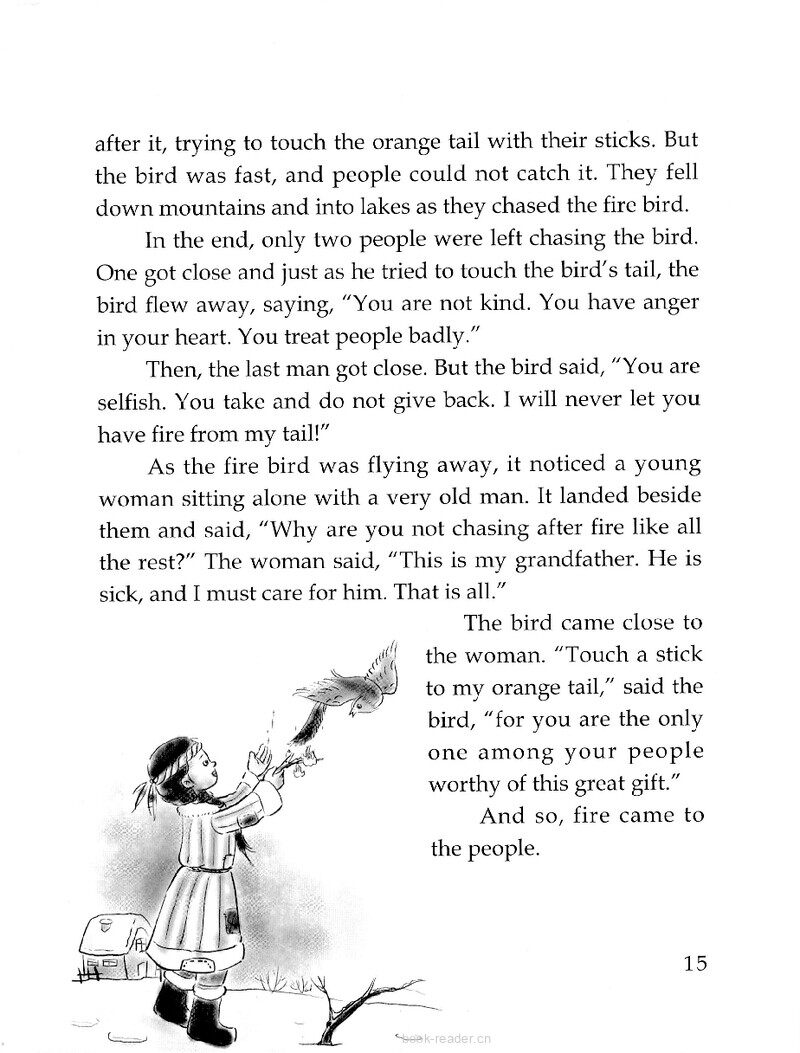 The Little Bird and Fire绘本故事第3页