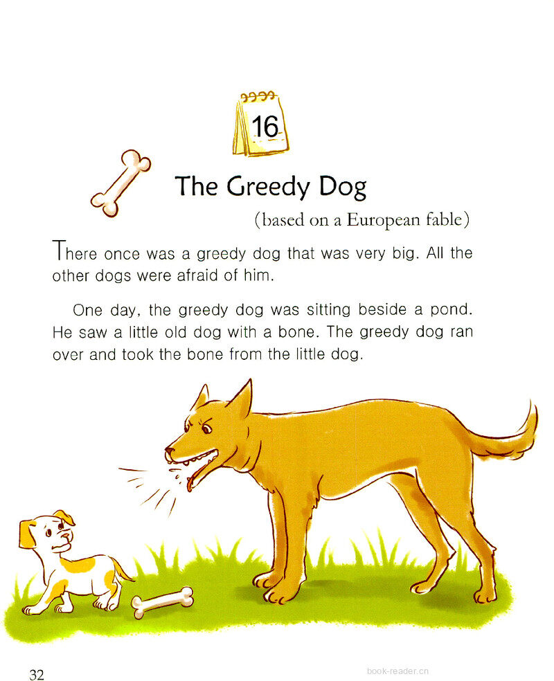 The Greedy Dog绘本故事第2页