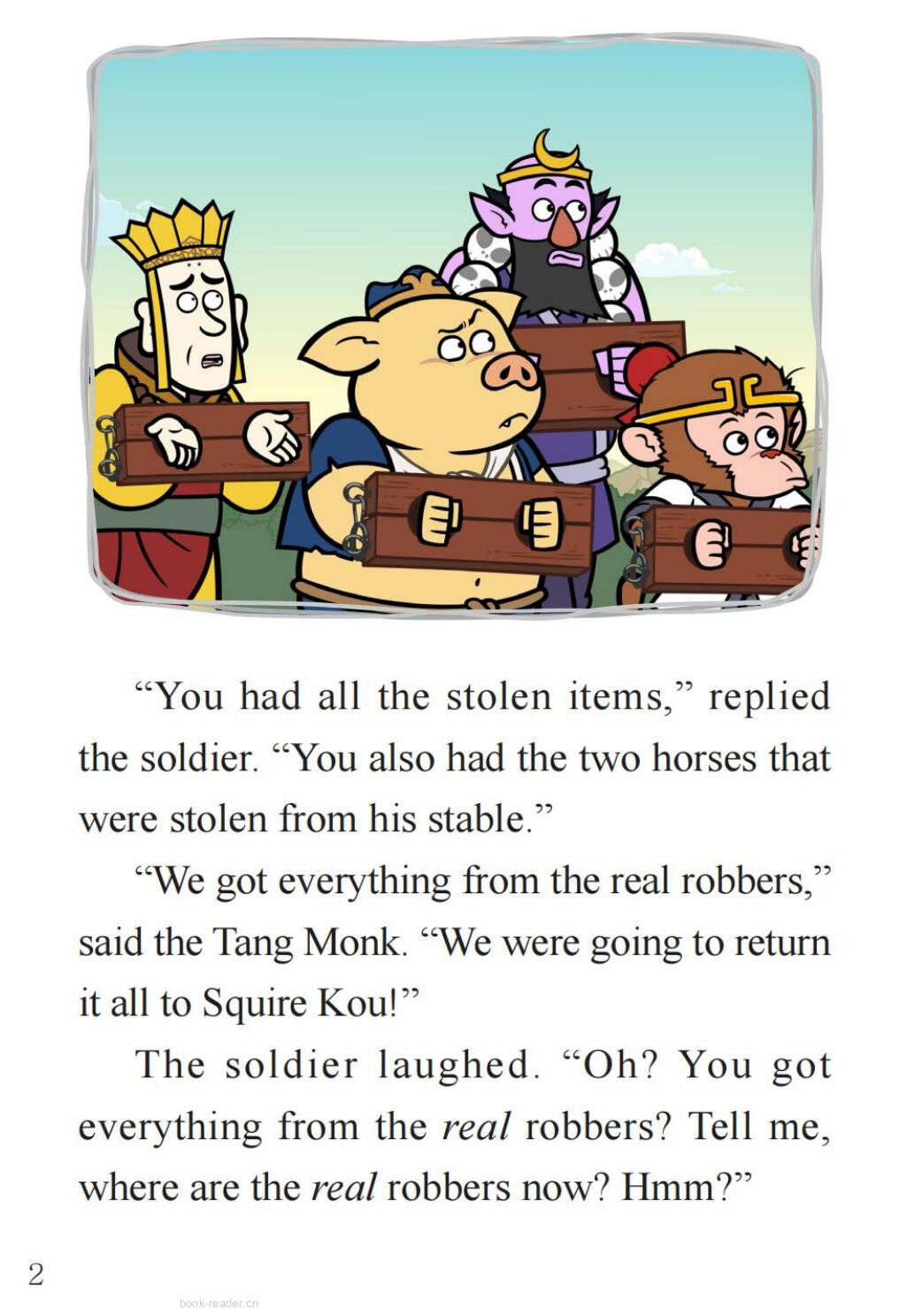 Arrested!绘本故事第4页