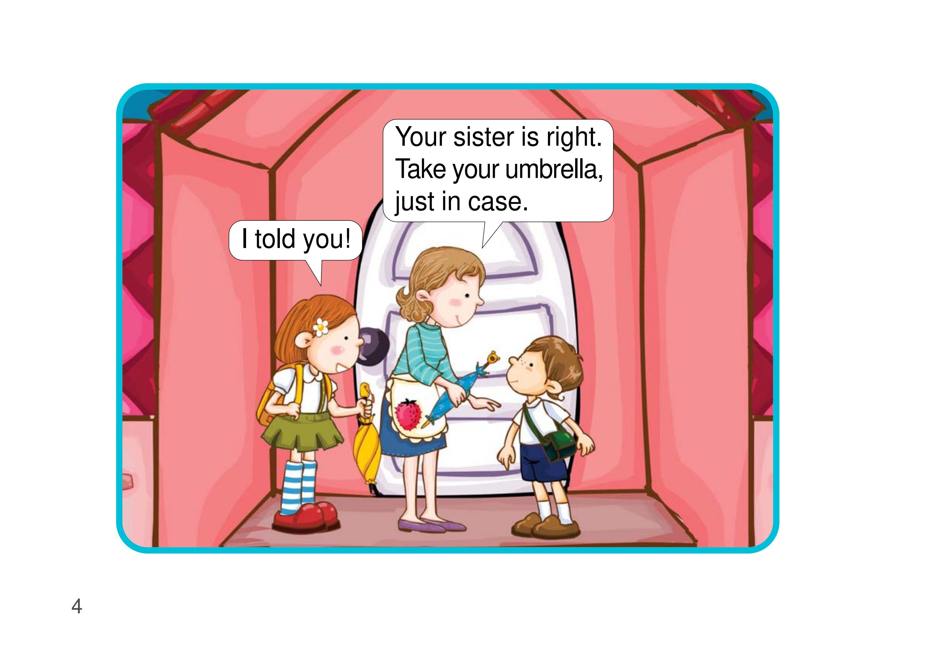 One Cloudy Day绘本故事第5页