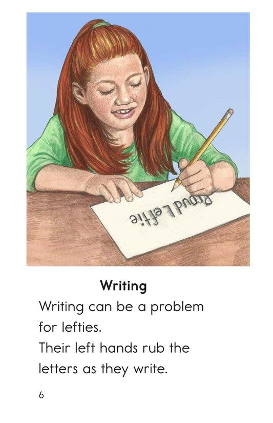 Being a Leftie绘本故事第5页