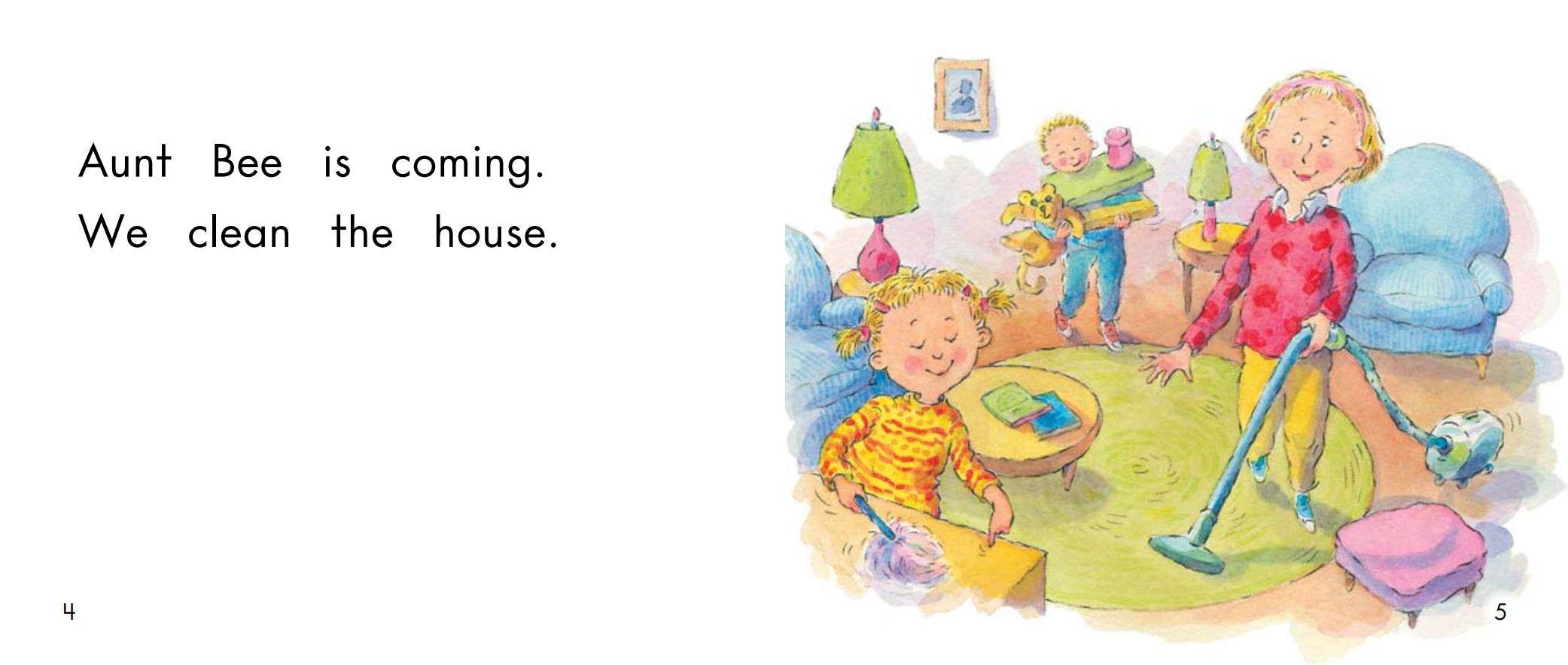 A visit from Aunt Bee绘本故事第4页