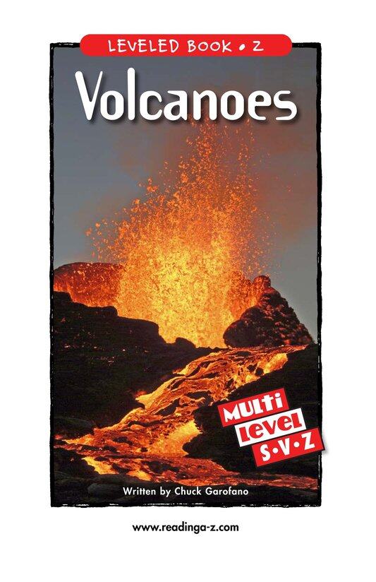 Volcanoes绘本故事第2页