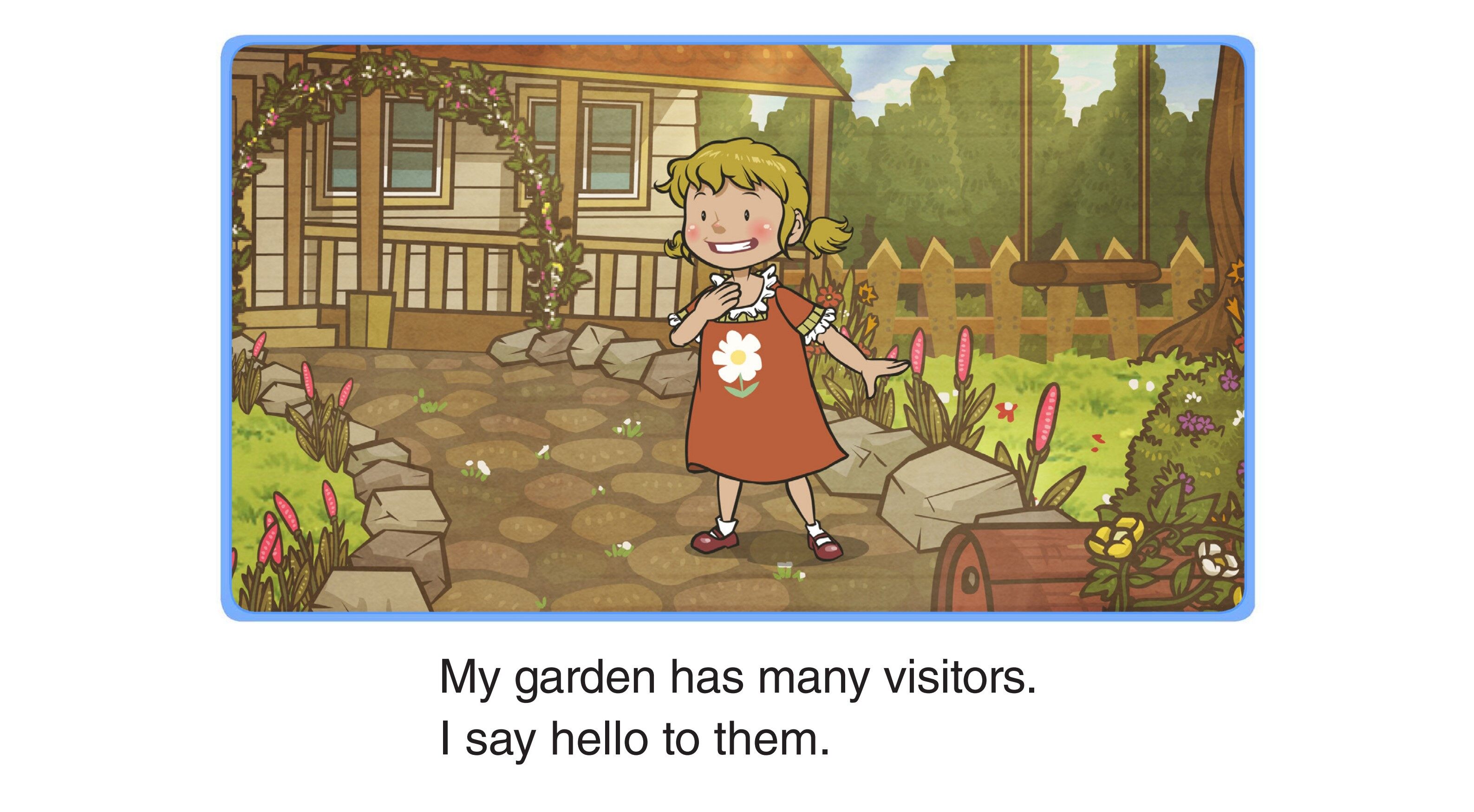 Visitors in My Garden绘本故事第2页