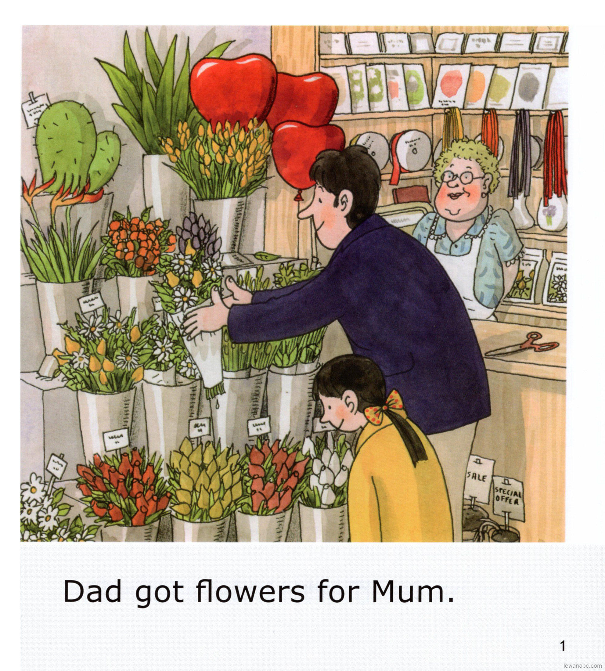 A Big Bunch of Flowers绘本故事第3页