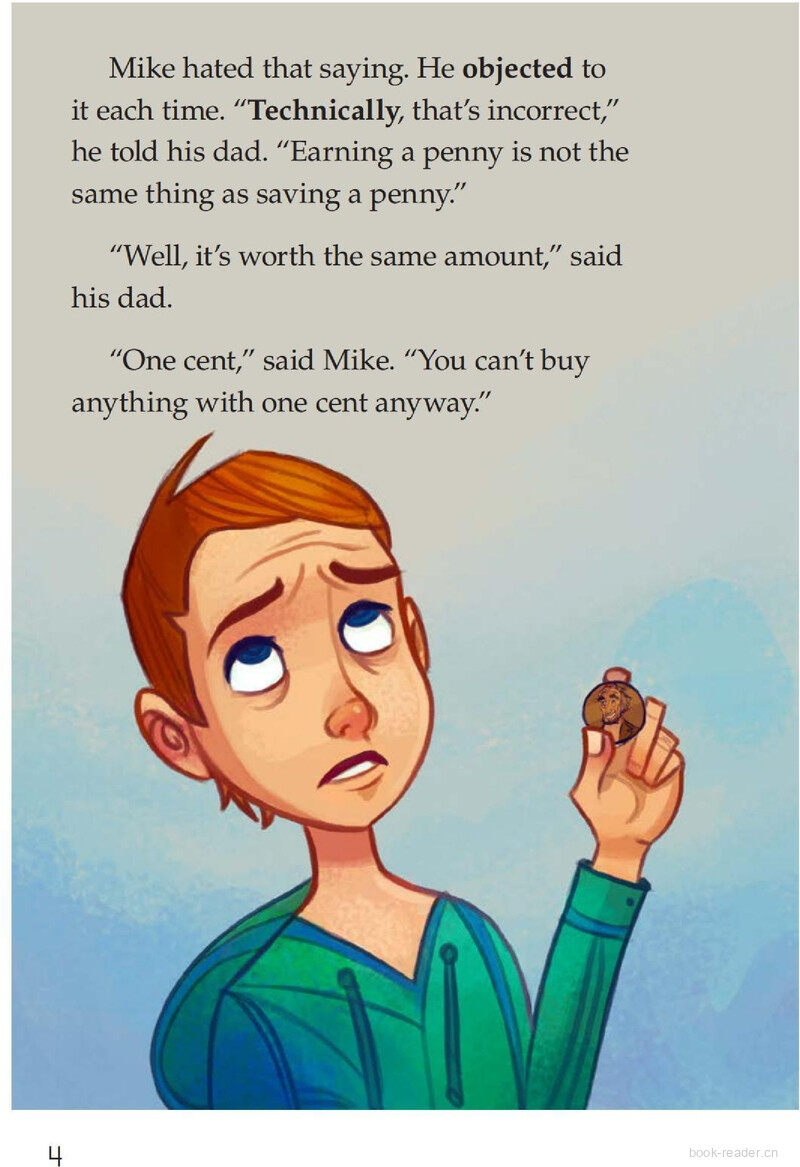 Book 1  The Kid Who Couldn't Save绘本故事第4页