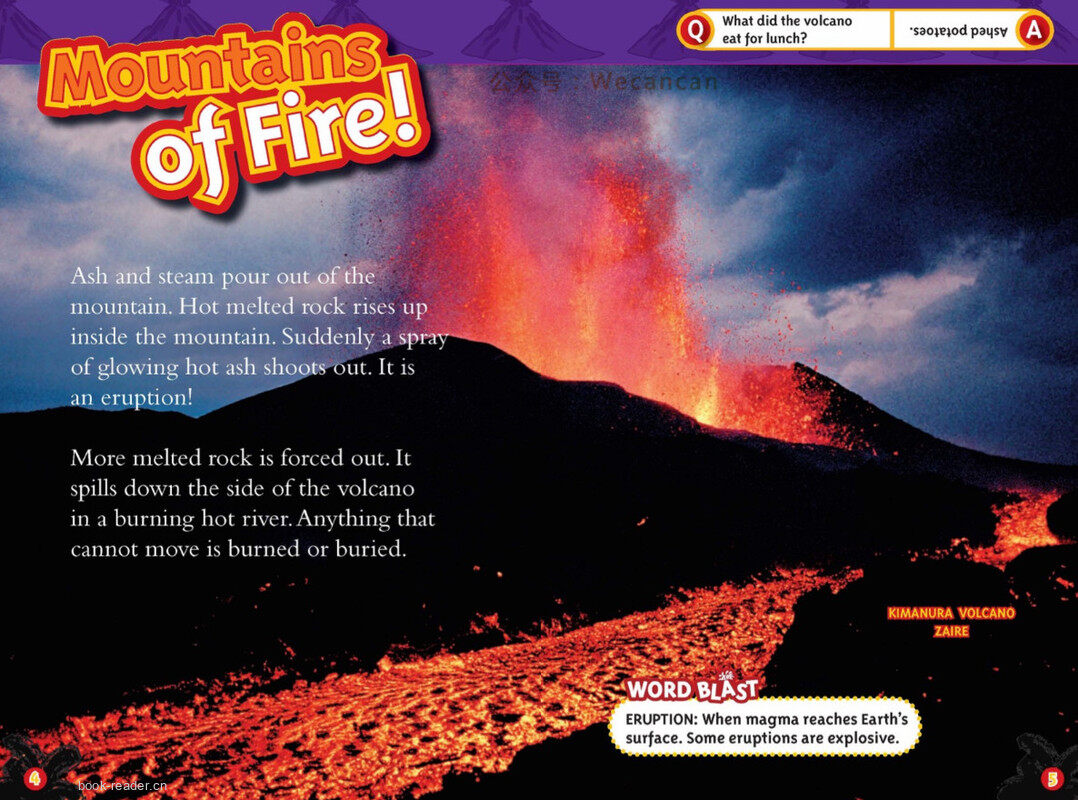 Volcanoes绘本故事第3页