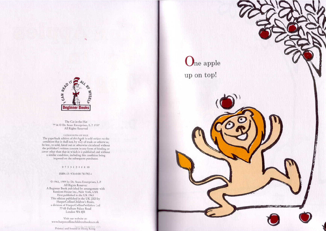 Ten Apples Up On Top绘本故事第3页