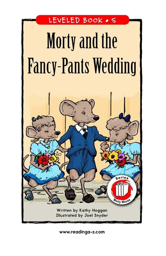 Morty and the Fancy Pants Wedding绘本故事第2页