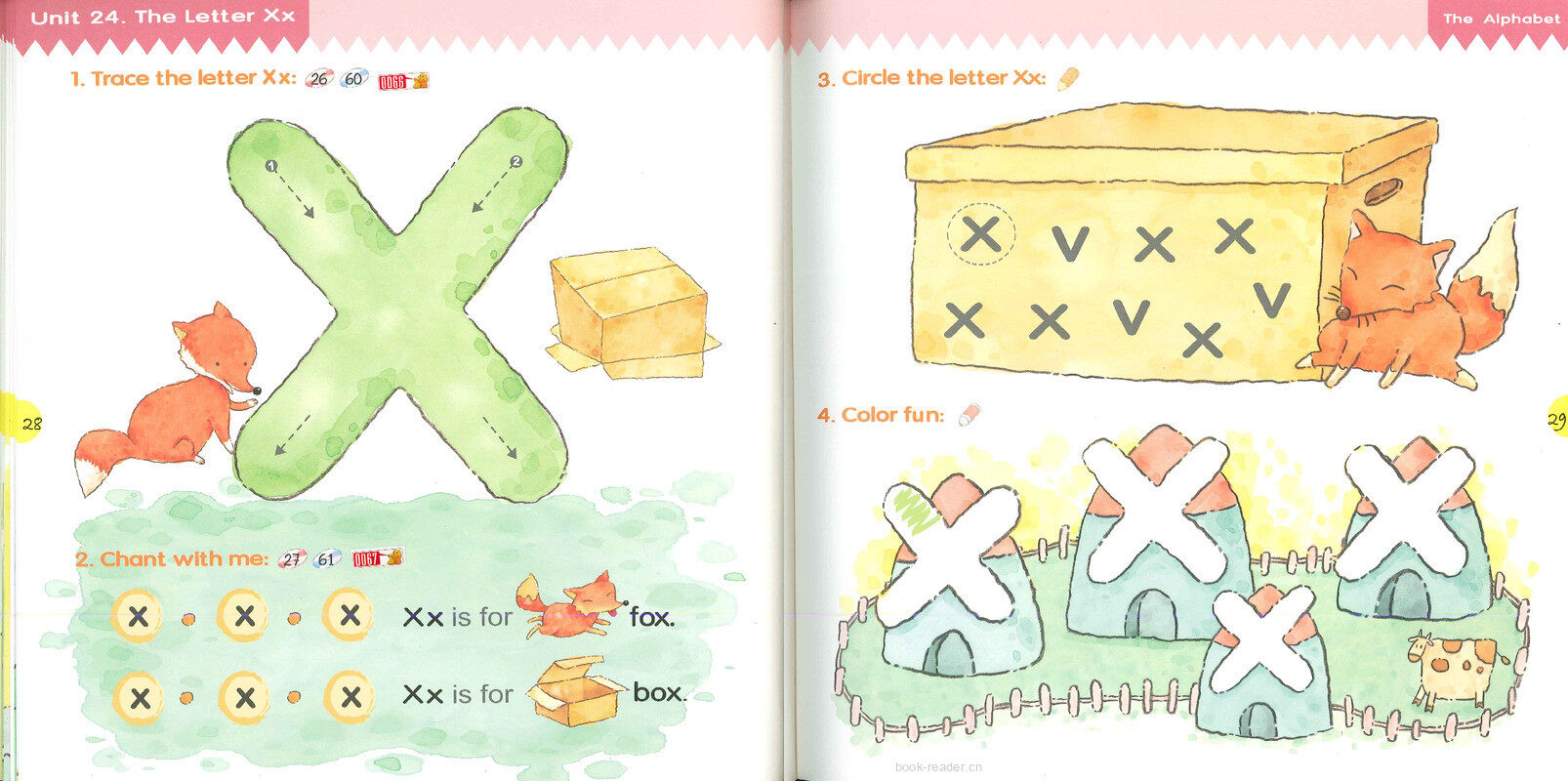 24 The Letter Xx绘本故事第3页