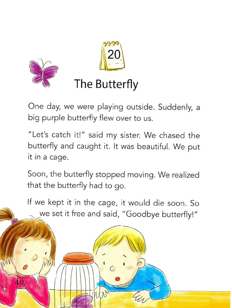 The Butterfly绘本故事第2页