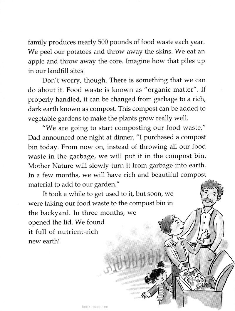 Turning Garbage Into New Earth绘本故事第3页