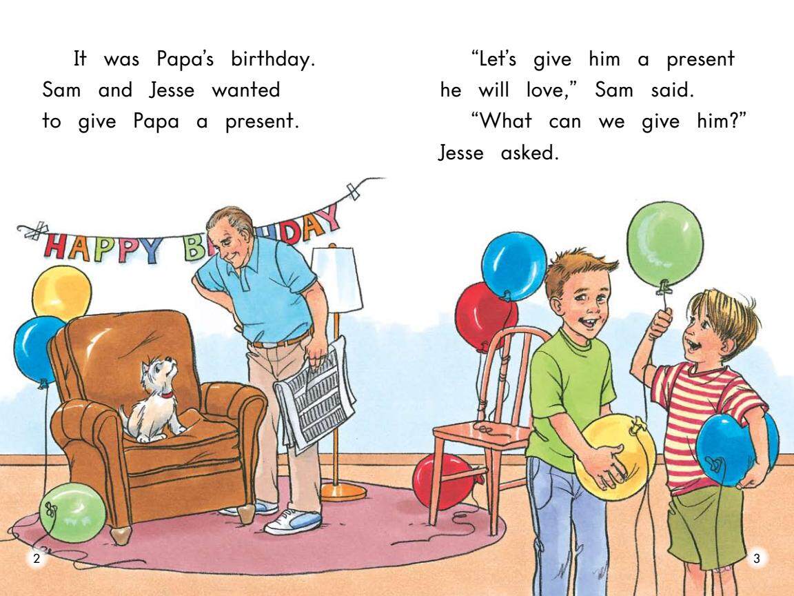 Papa's birthday绘本故事第3页