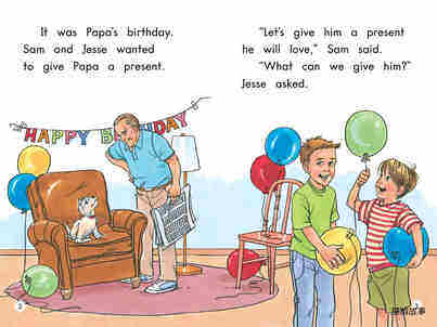 Papa's birthday绘本故事第3页