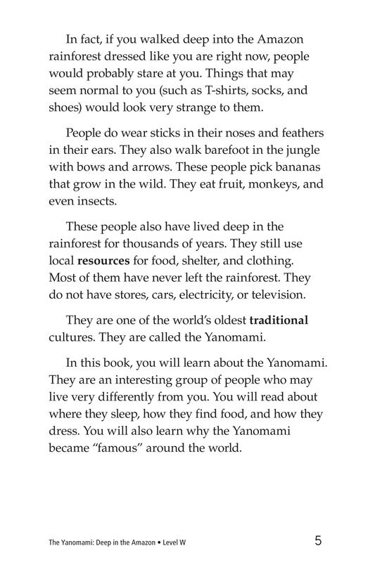 The Yanomami Deep in the Amazon绘本故事第4页