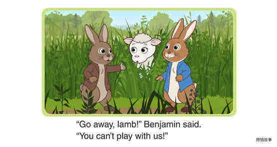 Peter and Benjamin Play Tag 2_Fox!绘本故事第4页