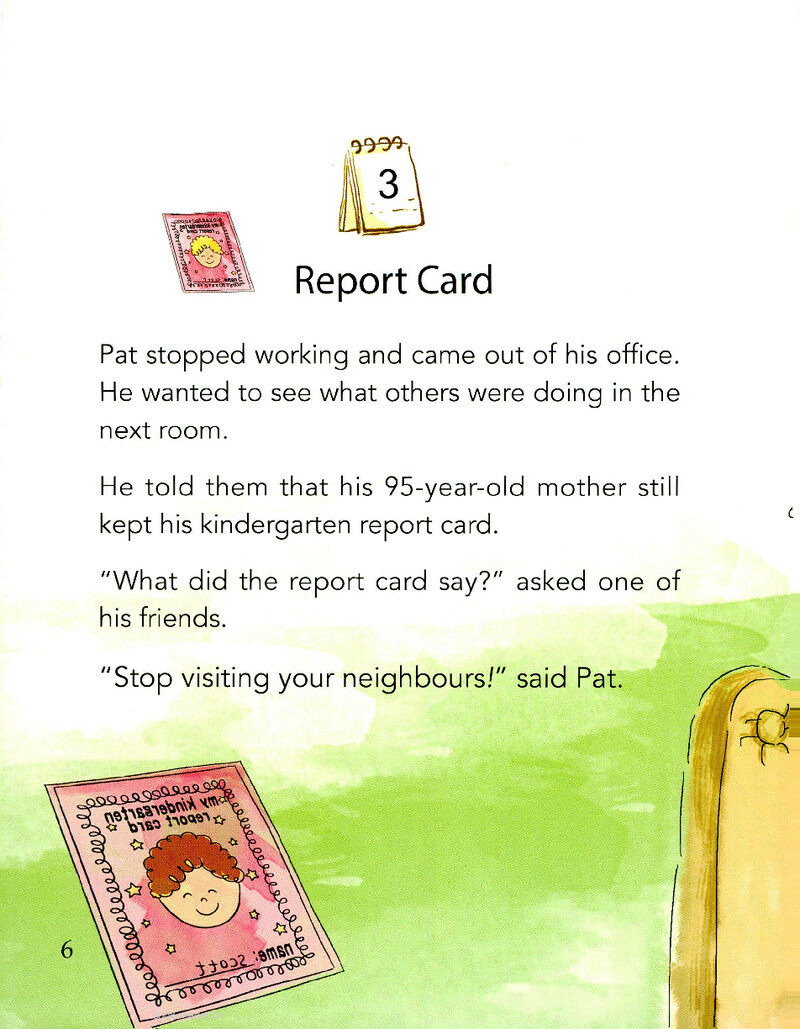 Report Card绘本故事第2页