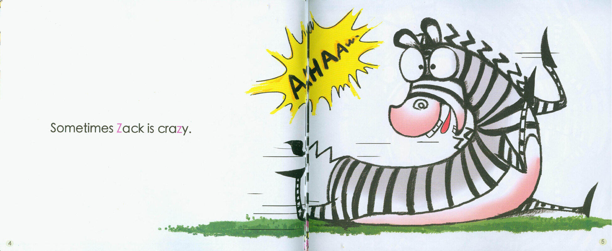 Z Zack the Zebra绘本故事第4页