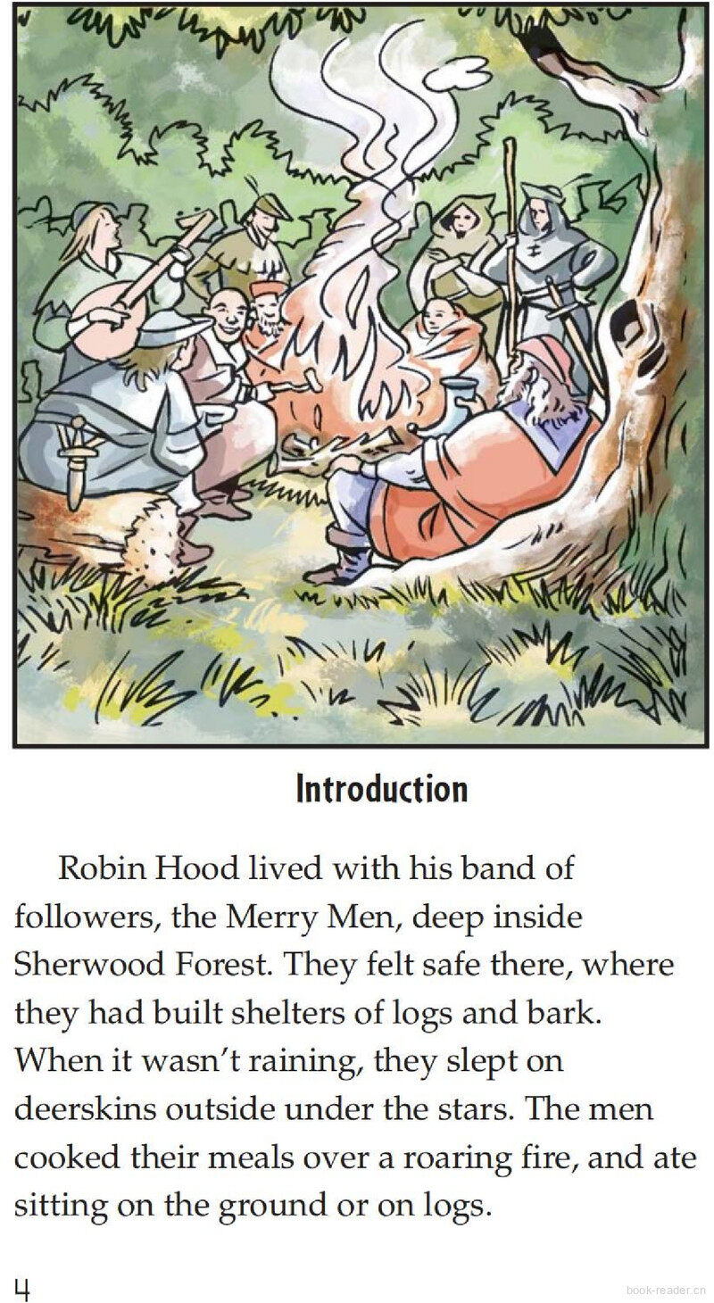 Robin Hood Wins the Sheriff's Golden Arrow绘本故事第3页