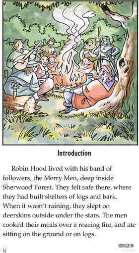 Robin Hood Wins the Sheriff's Golden Arrow绘本故事第3页
