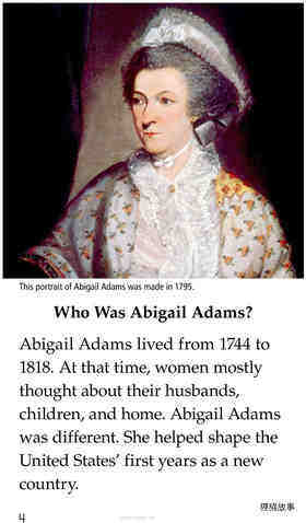 Abigail Adams	绘本故事第3页