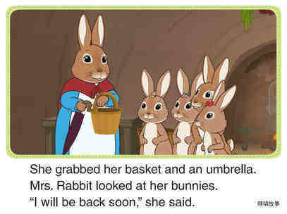 Mrs. Rabbit Goes into Town绘本故事第4页